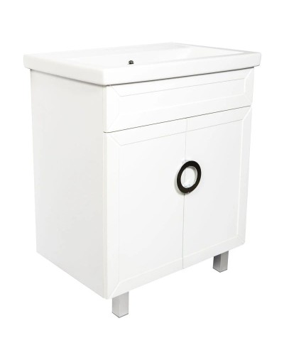 Тумба с раковиной белый матовый 70,5 см Orange Fosi Fosi-70TU+RA