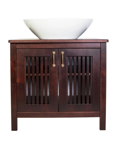 Тумба с раковиной орех антикварный 75 см Orange Capri Capri-75TU+RA