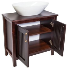 Тумба с раковиной орех антикварный 75 см Orange Capri Capri-75TU+RA