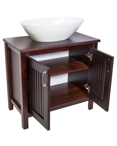 Тумба с раковиной орех антикварный 75 см Orange Capri Capri-75TU+RA