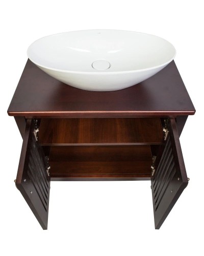 Тумба с раковиной орех антикварный 75 см Orange Capri Capri-75TU+RA