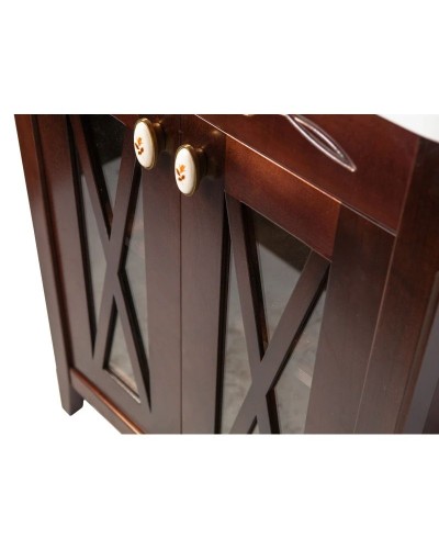 Тумба с раковиной орех антикварный 65 см Orange Villi Villi-65TU+RA