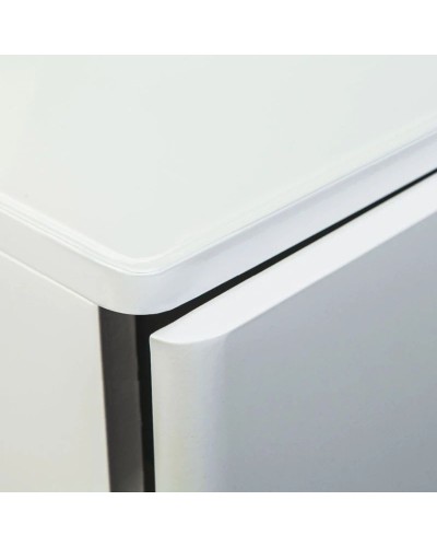 Тумба с раковиной белый глянец 75 см Orange Moon Mo-75TU+RA