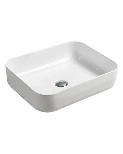 Тумба с раковиной Comforty Амстердам 95 00-00014001 подвесная Белая глянцевая Калакатта Блэк