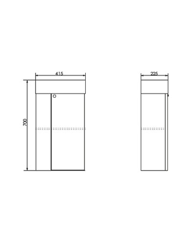 Тумба с раковиной Comforty Асти 40 00-00013669 подвесная Бетон светлый