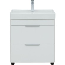 Тумба под раковину Aquanet Ирис new 60 310152 Белая глянцевая