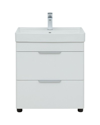 Тумба под раковину Aquanet Ирис new 60 310152 Белая глянцевая