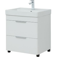 Тумба под раковину Aquanet Ирис new 60 310152 Белая глянцевая