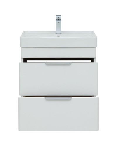 Тумба под раковину Aquanet Ирис new 60 310152 Белая глянцевая