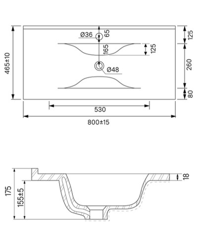 Тумба с раковиной Iddis Cloud 80 CLO80Y0i95K подвесная Белая матовая Дуб золотистый