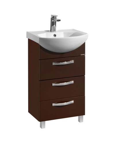 Тумба с раковиной темно-коричневый 50,5 см Акватон Ария 1A1402K0AA430