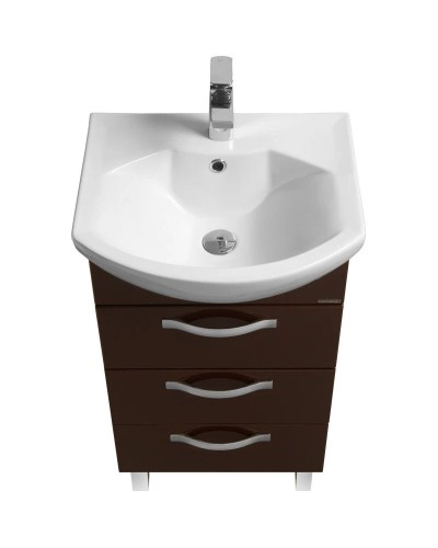 Тумба с раковиной темно-коричневый 50,5 см Акватон Ария 1A1402K0AA430