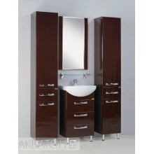 Тумба с раковиной темно-коричневый 50,5 см Акватон Ария 1A1402K0AA430