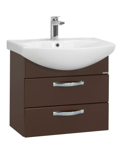 Тумба с раковиной темно-коричневый 65 см Акватон Ария 1A1233K0AA430