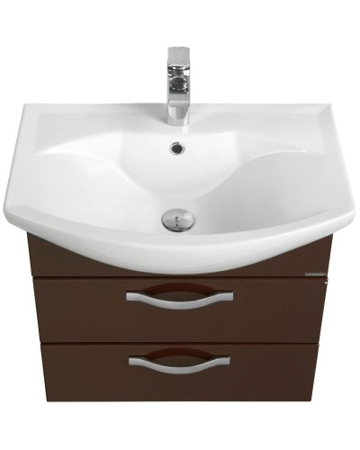 Тумба с раковиной темно-коричневый 65 см Акватон Ария 1A1233K0AA430