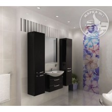 Тумба с раковиной черный 65 см Акватон Ария 1A1233K0AA950