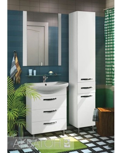 Тумба с раковиной белый 65 см Акватон Ария 1A1234K0AA010