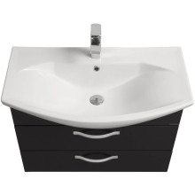 Тумба с раковиной черный 80,5 см Акватон Ария 1A1408K0AA950