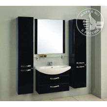 Тумба с раковиной черный 80,5 см Акватон Ария 1A1408K0AA950