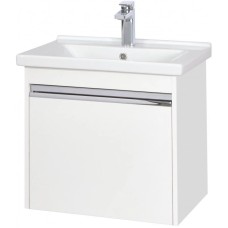 Тумба с раковиной белый глянец 60 см Акватон Капри 1A2301K1KP010