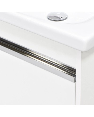 Тумба с раковиной белый глянец 60 см Акватон Капри 1A2301K1KP010