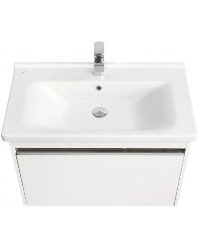 Тумба с раковиной белый глянец 80 см Акватон Капри 1A2302K1KP010