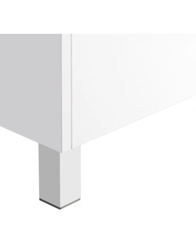 Тумба с раковиной белый глянец 80 см Акватон Капри 1A2302K1KP010