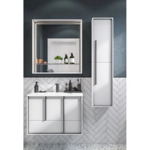 Тумба с раковиной белый матовый 80 см Акватон Ривьера 1A2390K1RVX20