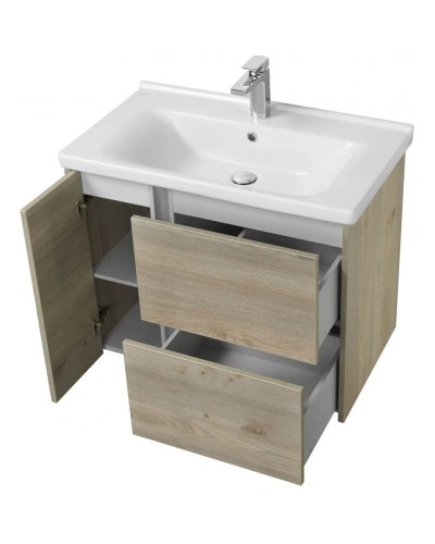 Тумба с раковиной сосна арлингтон 80 см Акватон Стоун 1A2282K1SX850