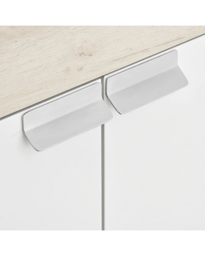 Тумба с раковиной белый глянец/дуб крафт 100 см Акватон Флай 1A2375K0FAX10