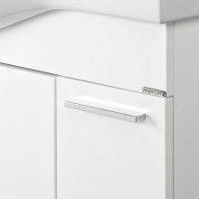 Тумба с раковиной белый глянец 83 см Акватон Инди 1A1884K0ND010