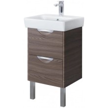 Тумба с раковиной дуб макиато 50 см Акватон Сильва 1A2117K1SIW50