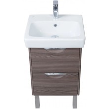 Тумба с раковиной дуб макиато 50 см Акватон Сильва 1A2117K1SIW50