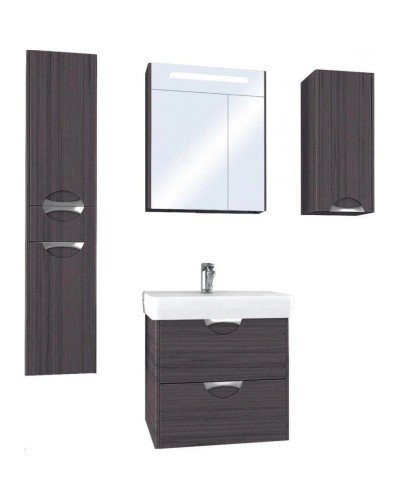 Тумба с раковиной дуб макиато 60 см Акватон Сильва 1A2118K1SIW50