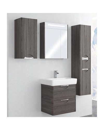 Тумба с раковиной дуб макиато 60 см Акватон Сильва 1A2118K1SIW50