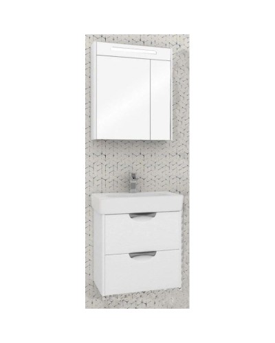 Тумба с раковиной дуб полярный 60 см Акватон Сильва 1A2118K1SIW70