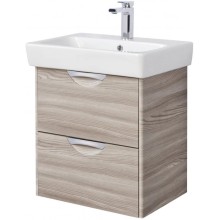 Тумба с раковиной дуб фьорд 60 см Акватон Сильва 1A2118K1SIW60