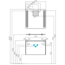 Тумба с раковиной белый жемчуг 75 см Акватон Валенсия 1A1236K0VAG30