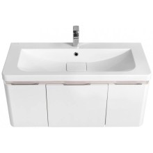 Тумба с раковиной белый глянец 105 см Акватон Шерилл 1A2063K1SH010