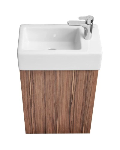 Тумба с раковиной эбони темный 46 см Акватон Эклипс 1A1727K1EK560