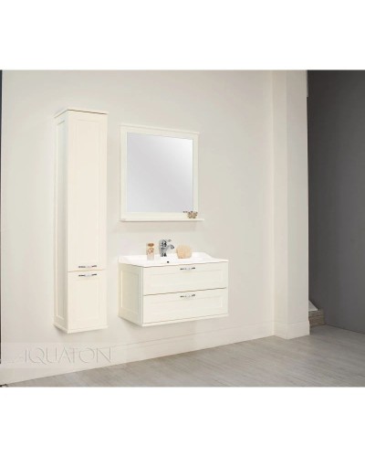 Тумба с раковиной дуб бежевый 80 см Акватон Леон 1A1863K0LBPR0