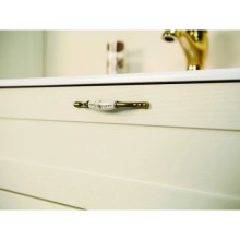 Тумба с раковиной дуб бежевый 80 см Акватон Леон 1A1863K0LBPR0