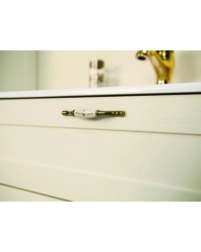 Тумба с раковиной дуб бежевый 80 см Акватон Леон 1A1863K0LBPR0