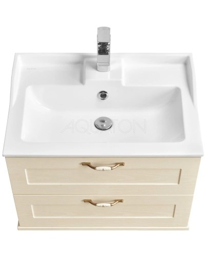 Тумба с раковиной дуб бежевый 65,3 см Акватон Леон 1A1870K0LBPR0