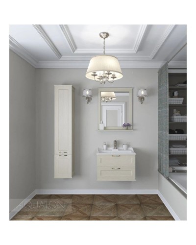 Тумба с раковиной дуб бежевый 65,3 см Акватон Леон 1A1870K0LBPR0