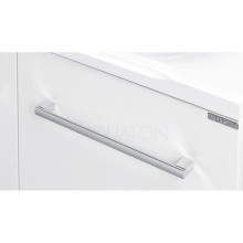 Тумба с раковиной белый глянец 120 см Акватон Мадрид 1A1687K1MA010