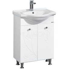 Тумба с раковиной белый глянец 66 см Акватон Лиана 1A1657K0LL010