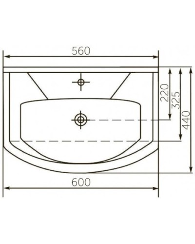 Тумба с раковиной белый глянец 60 см Corozo Наина SETSD-00000320/SD-00000383