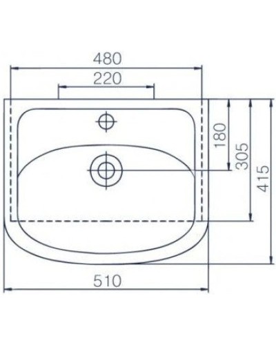 Тумба с раковиной белый глянец 51 см Corozo Лидер SETSD-00000318/SD-00000371