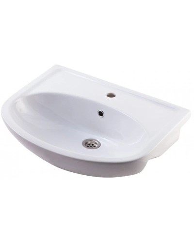 Тумба с раковиной белый глянец 61,5 см Corozo Кентис SETSD-00000314/SD-00000396